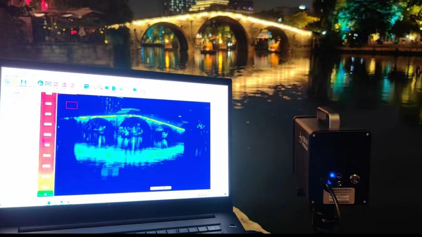杭州拱宸桥城市亮化工程亮度检测