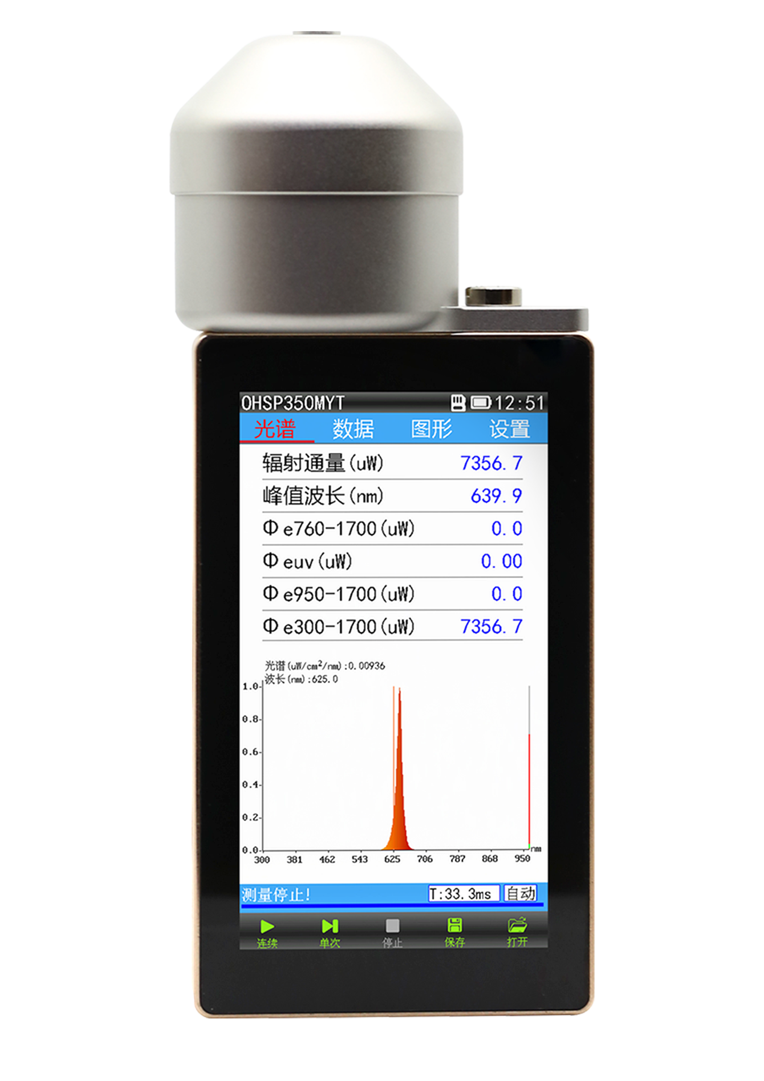 OHSP-350MYT内窥镜冷光源光谱测试仪 OHSP-350MYT内窥镜冷光源光谱测试仪