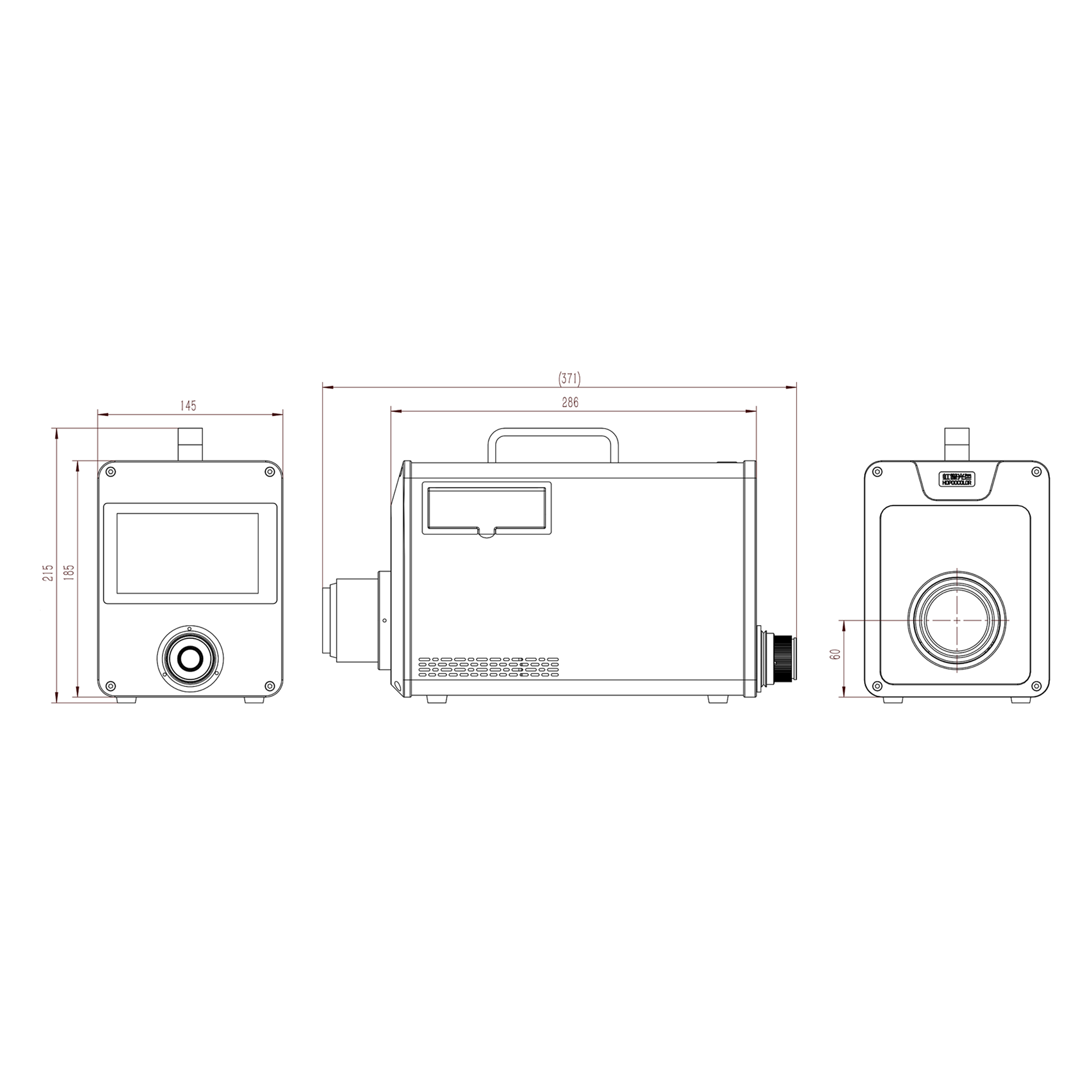 HPSR-3000分光辐射亮度计(瞄点式) HPSR-3000分光辐射亮度计(瞄点式)